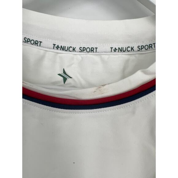 TUCKERNUCK Americana Piped Cropped Ryan Boyfriend Tee NWT Size Medium - Picture 13 of 13